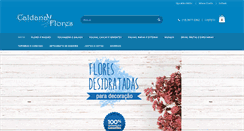 Desktop Screenshot of caldanaflores.com.br